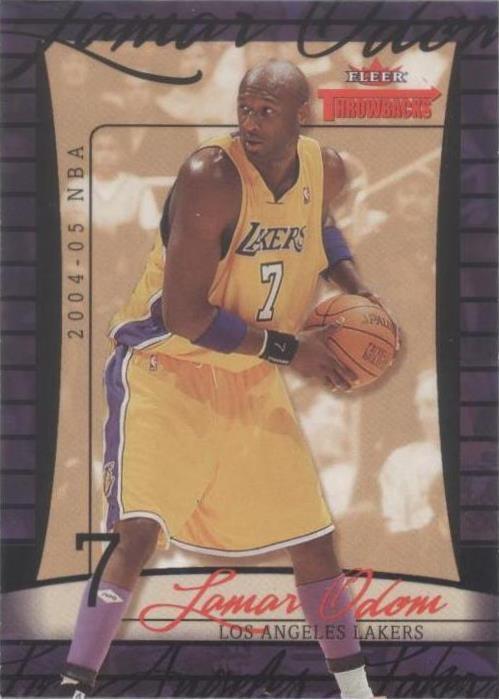 Lamar Odom Basketball 2004-05 Season Sports Trading Cards 