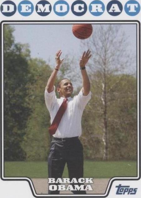 2008-09 Topps - Barack Obama #BO for sale | eBay