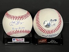 Jake Burger Texas Rangers Signed MLB Baseball BECKETT WITNESS HOLO Burger Bombs