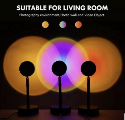 Romantische visuelle LED Licht Sonnenuntergang Projektionslampe Wtong Stimmung Schlafzimmer 