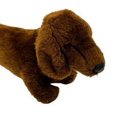 Douglas Cuddle Toy Dachshund Plush Brown Weenie Dog Puppy Dog Stuffed Animal