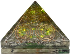 Patented Vibonite Orgonite Pyramid (Vibe Style - Purity)