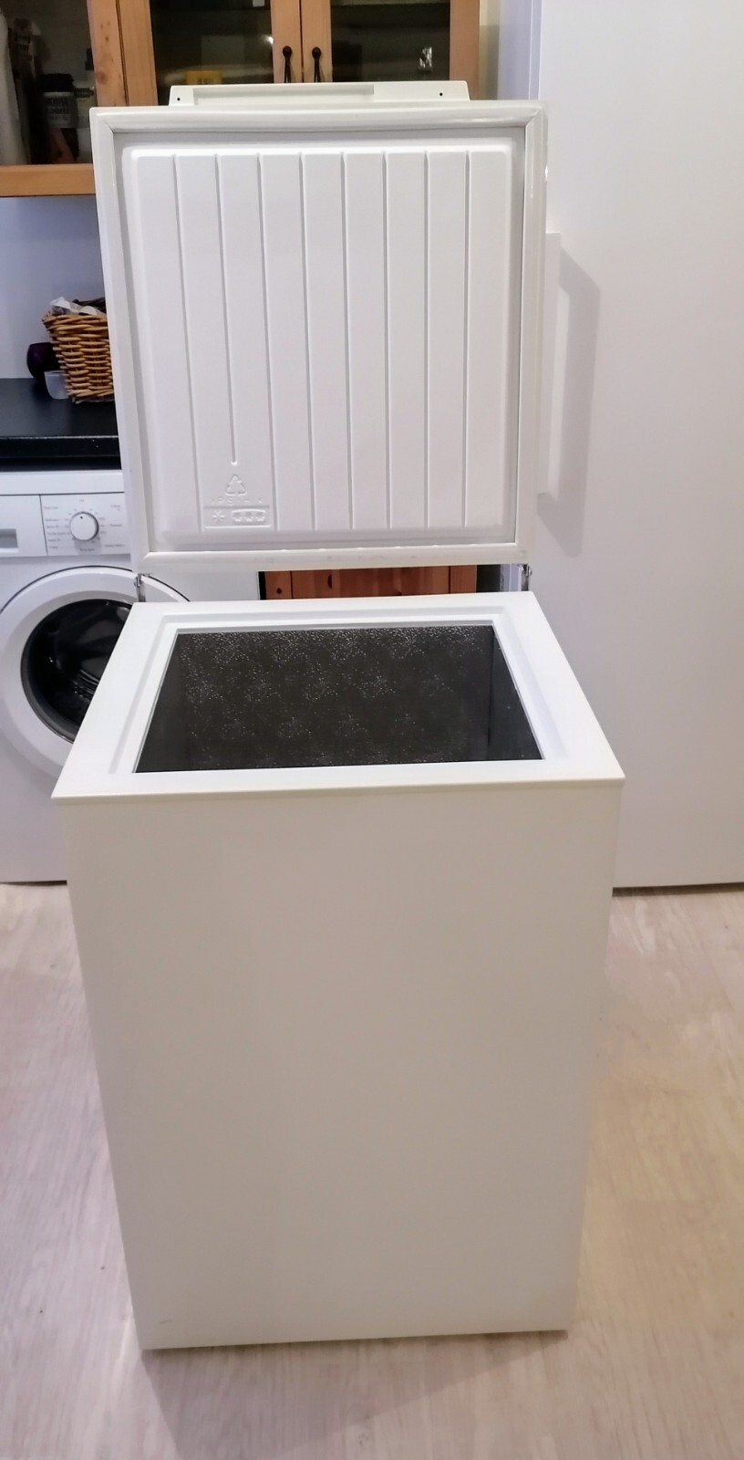 John Lewis Chest Freezer JLCH100, CFI105, A+ Energy Rating, 105 litres