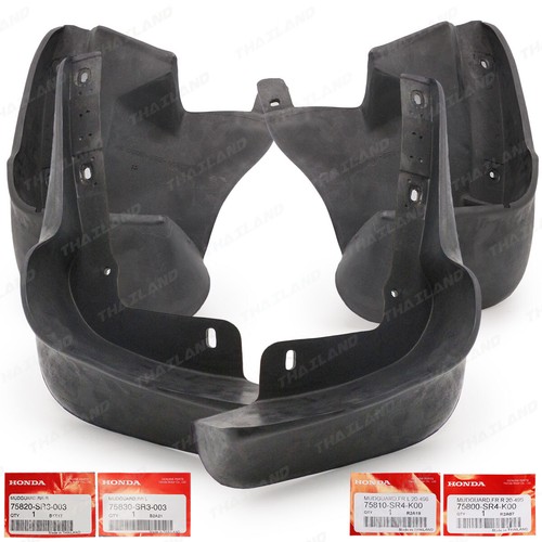 For Honda Civic 3Dr Hatchback 1992 - '95 Set Front Rear Mud Flaps Splash Guards - Picture 5 of 8