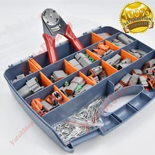 Deutsch DT Connector Plug Kit 1750PCS With Crimp Tool Automotive #DT-KIT3-TR US