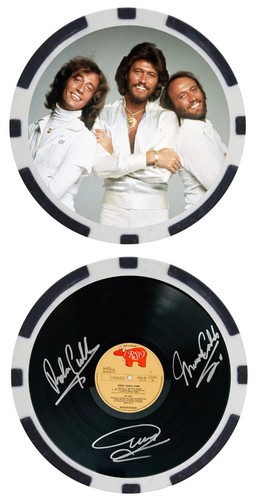 BEE GEES - MUSIC LEGEND - POKER CHIP - ***SIGNED***