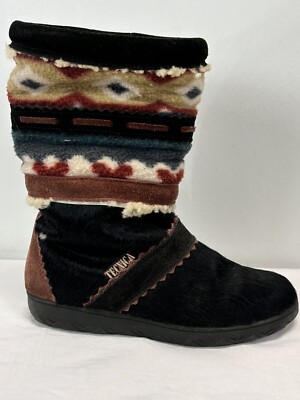Technica ‘Country” fleece lined leather boots.
Like new condition 
Men’s 13 Tecnica Country Suede Sherpa Lined Boots Brown Made In Italy  main image 2