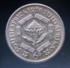 South Africa 6 Pence 1938 World Silver Coin,#2