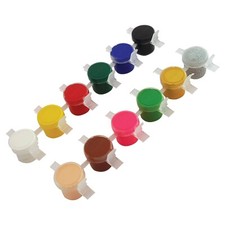 TEMPERA Colours Bright Vibrant Quality Shades Paint Child Safe Non-Toxic + Brush