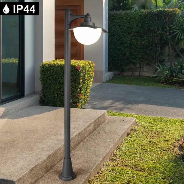 Tuinpadverlichting Led Aussen Steh Leuchte Anthrazit Alu Stand Laterne Garten Strahler Wege Lampe Tuin En Terras Monokl Online