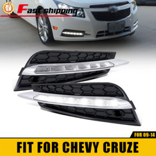 Fit Chevy Cruze 2009 2011-2013 Led Smd Drl Fog Lamp Cover Daytime Running Lights Fit Chevy Cruze 2009 2011-2013 Led Smd Drl Fog Lamp Cover Daytime Running Lights