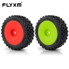 Flyxm 4pcs Rc Wheels And Tires For Arrma 118 Typhon Grom Rc Crawler Car
