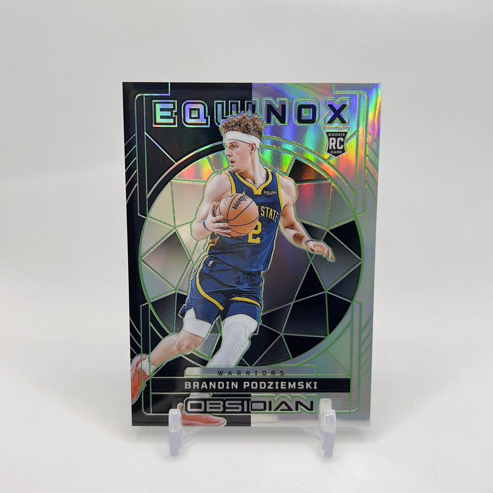 2023-24 Obsidian Basketball Brandin Podziemski /25 GREEN ELECTRIC ETCH EQUINOX