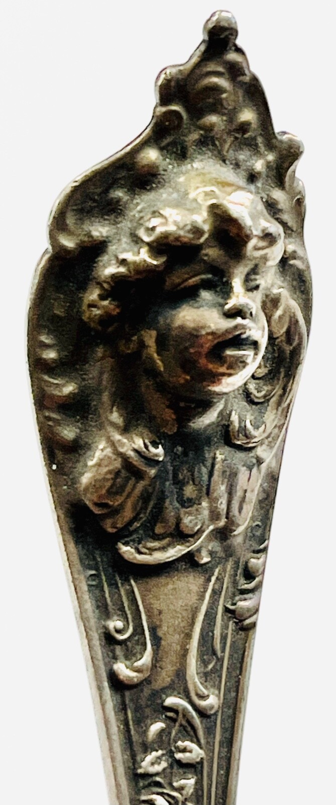 Rare Mechanics Co. Sterling Silver BonBon Spoon Angel Putti Tiffany Grade 925