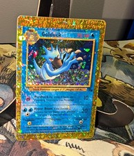 Pokemon TCG Vintage Distributore Automatico Carta Adesivo Golduck 35/62 Oro Prisma