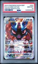 Lucario Vstar 291/159 Crown Zenith Elite Trainer Box Pokemon PSA 10
