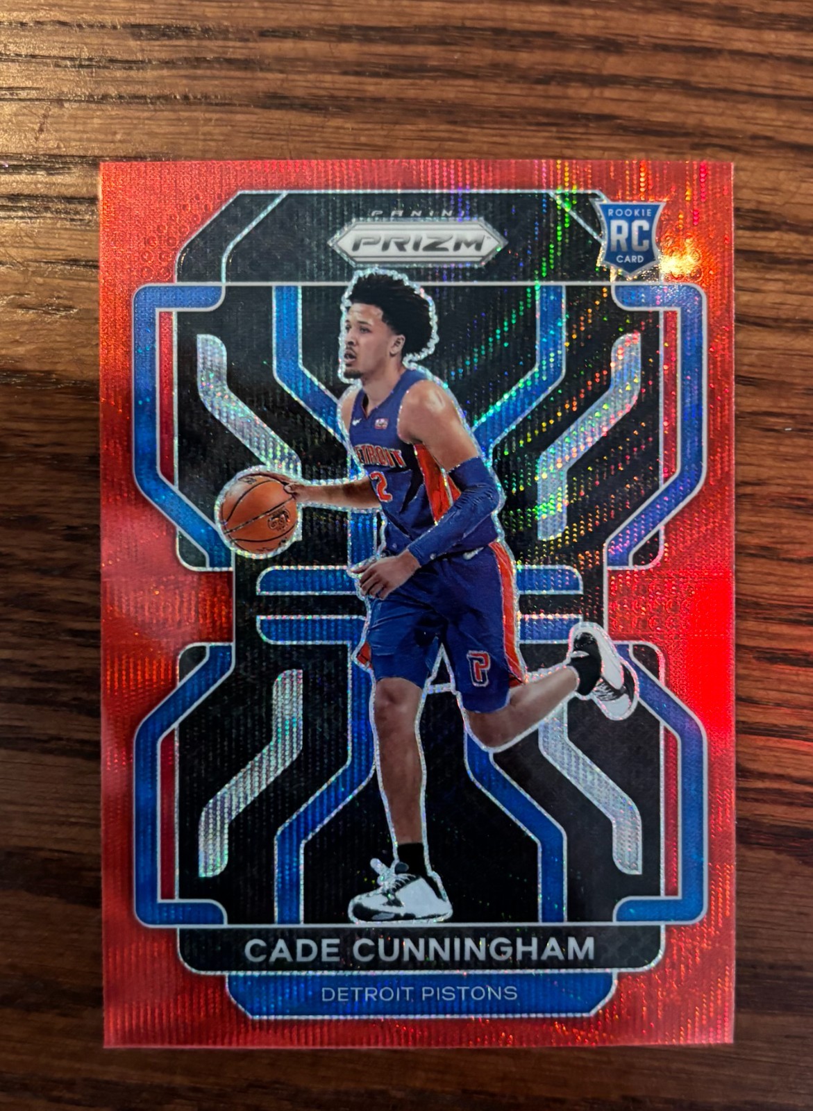 2021 Panini Prizm Cade Cunningham #282 RED RUBY WAVE | RC Rookie Card