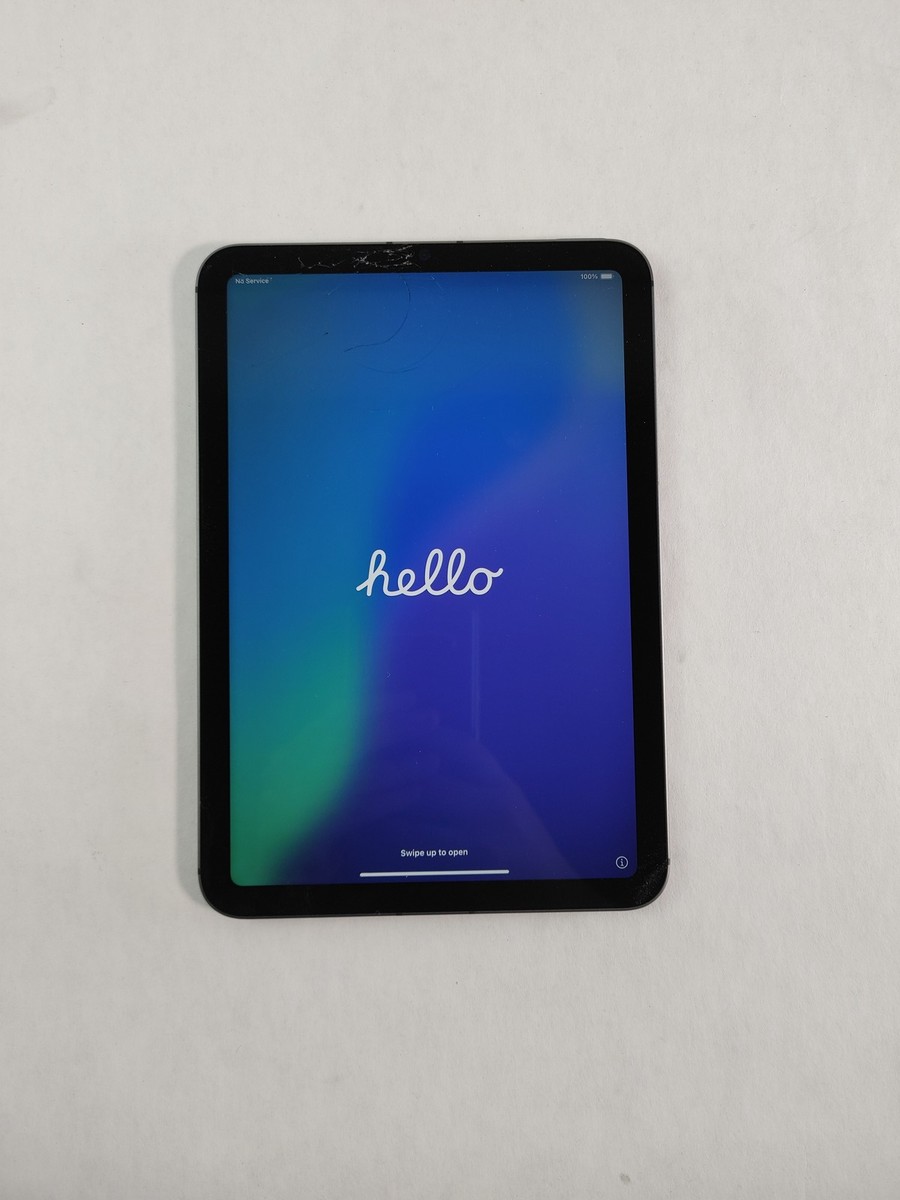Apple iPad Mini 6th Gen A2568 64 GB iOS 18.6.2 ( Wi-Fi + 5G