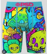 PSD "EGO DEATH" Underwear Boxer Briefs Men's - LARGE NWT