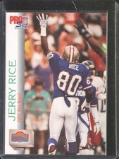1992 Pro Set NFL - Jerry Rice #418 - San Francisco 49ers