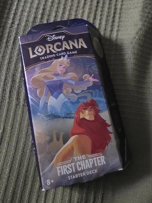 Disney Lorcana First Chapter Starter Deck Sapphire & Steel NEU & OVP - ENGLISCH