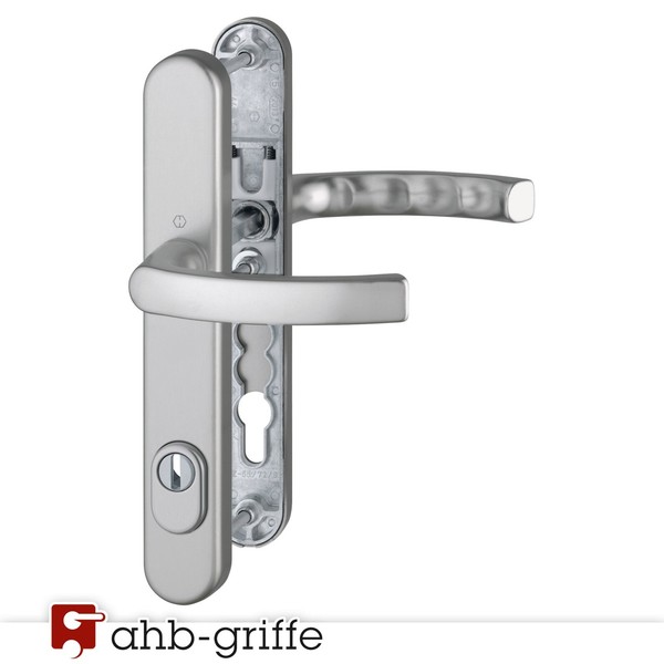 Hoppe ProfiltüR-Schutzbeschlag Liege Za Alu Stahl Langschild Tg 8/92 Mm-image