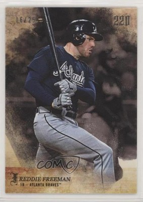 2018 Topps X Bryce Harper 220 Second to None Black 16/25 Freddie Freeman #2A o7m