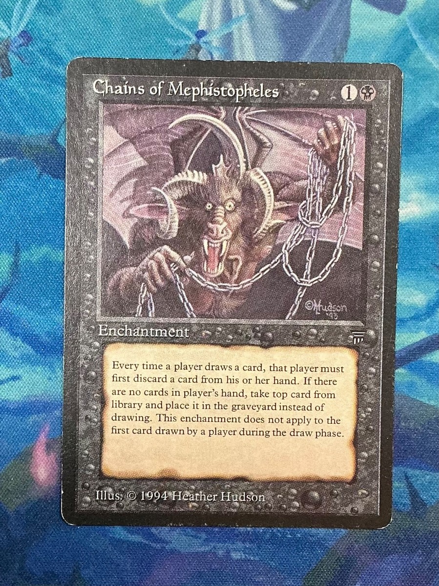 MTG　Chains of Mephistopheles　英語版 Chains of Mephistopheles (Signed by Artist Heather Hudson