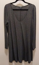 Express Women's Charcoal Long Sleeve Dress / Size XL / EUC