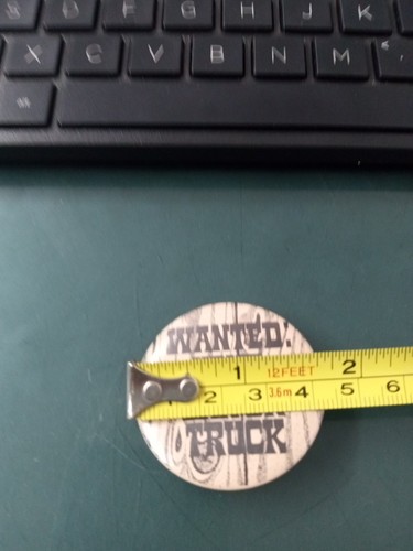 Wanted Your Car Or Truck Pin Back Button - Bild 2 von 3