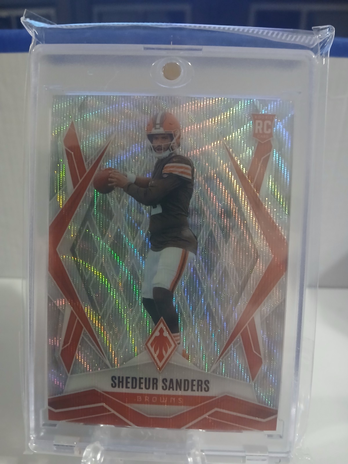 2025 Phoenix - Shedeur Sanders - Silver Wave RC Prizm - /199 - #154 - Browns