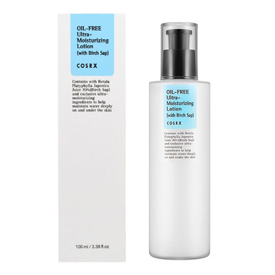 COSRX Oil Free Ultra Moisturizing Lotion 100ml Hydrating Face Lotion Korean