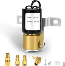 UHS24 Universal Humidifier Solenoid Valve,24 Volts Humidifier Solenoid Valve Fit
