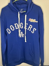 LA DODGERS 8X WORLD CHAMPIONS Limited PULLOVER HOODIE Stitched Logo. Size Medium