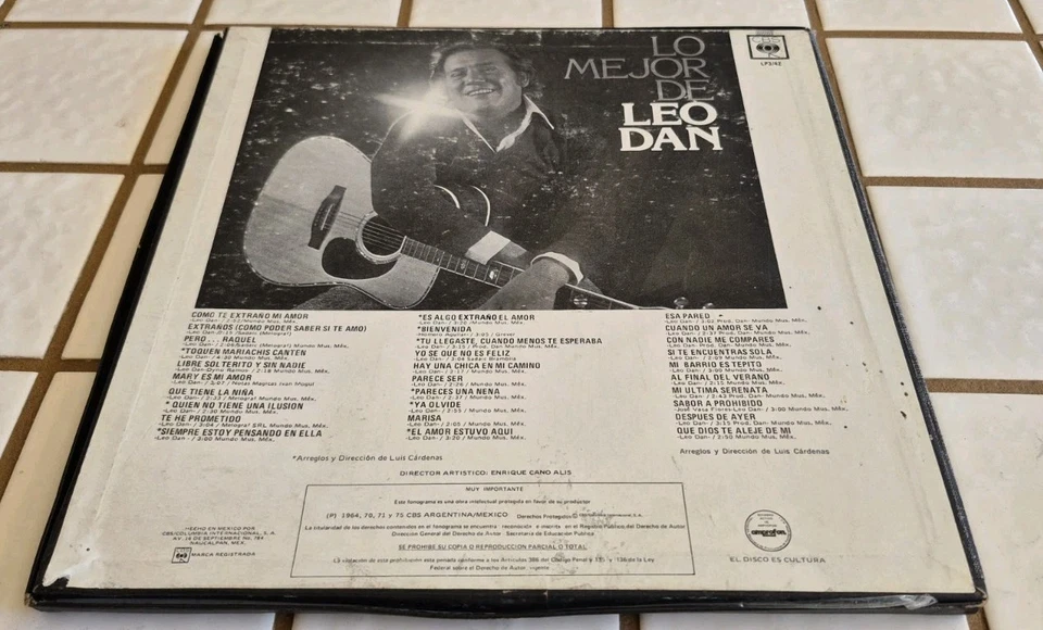 LO MEJOR DE LEO DAN, 1975 BOX SET 3 LPs, VG+ GREAT SOUND, RARE BOX SET - Image 2 of 4