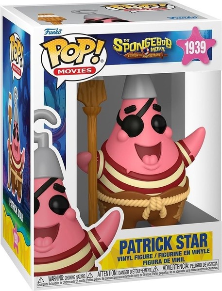 Gadget -D- Spongebob Squarepants: Funko Pop! Movies - Patrick Star (Vinyl Figure-image