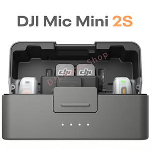 DJI Mic Mini 2S (2 TX + 1 RX + obudowa ładująca) -32-bitowy pływak, 28h Rec, OsmoAudio, 400m