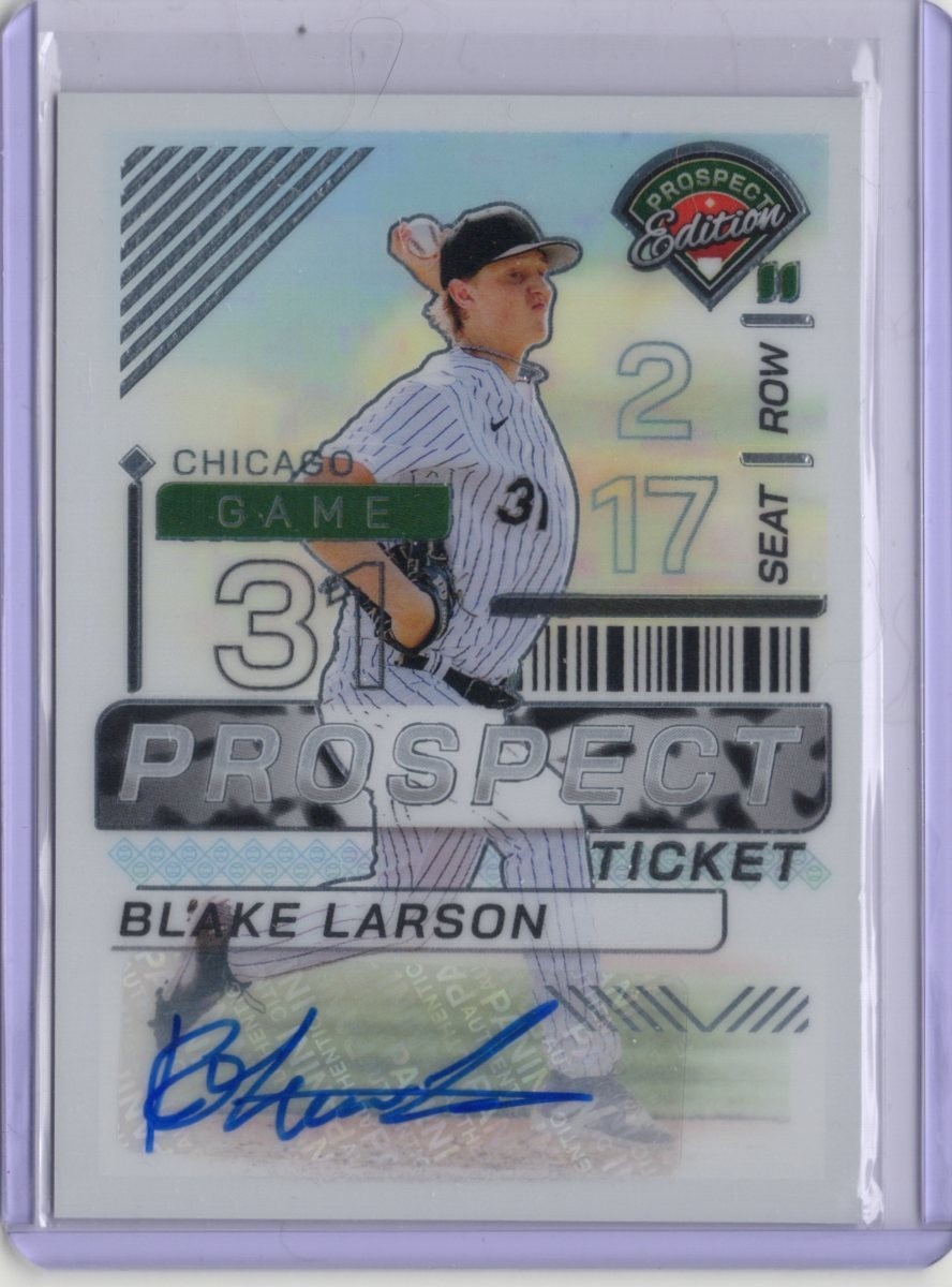 2024 Panini Prospect Edition - Blake Larson #28 Holo Signatures (AU, RC)