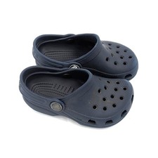 Crocs Classic Clogs Navy Blue Slip On Water Shoes Toddler Size 6