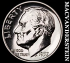 1957 Roosevelt Dime- Silver- Choice Gem Proof Luster No Reserve #J32