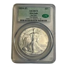 2024-(P) CAC MS70 Silver Eagle Star Privy First Delivery 13B