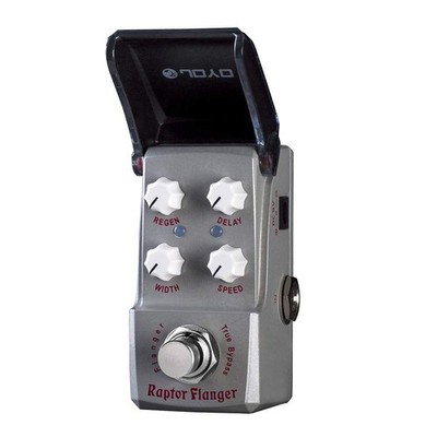 JOYO Flanger Mini Pedal for Electric Guitar Effect - True Bypass gray flanger 