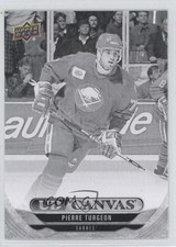 2024 Upper Deck Extended Series UD Canvas Legends Black Pierre Turgeon HOF 13og