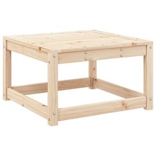 Garden Footstool Ottoman Footrest Outdoor Stool Seat Solid Wood Pine vidaXL