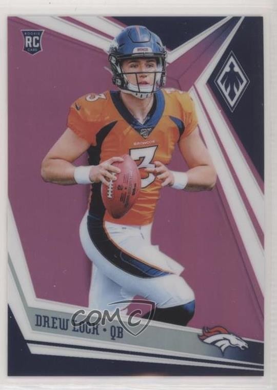 2019 Panini Phoenix Rookies Pink 36/199 Drew Lock #104 05gv