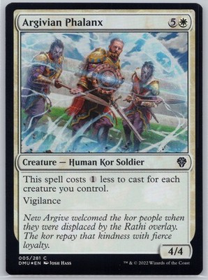 Argivian Phalanx Foil (5) - DMU: Dominaria United NM