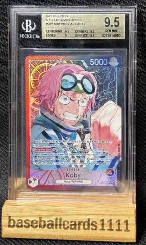 Koby (Alternate Art) graded BGS 9.5 for sale on eBay