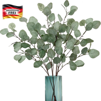 KüNstliche Eukalyptus Zweige 4Er Set FüR Deko Hochzeit Vase Tischdeko