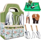 Garden Tools, 7 Piece Gardening Gift for Women, Gardening Tool Kit, Gardening Ha