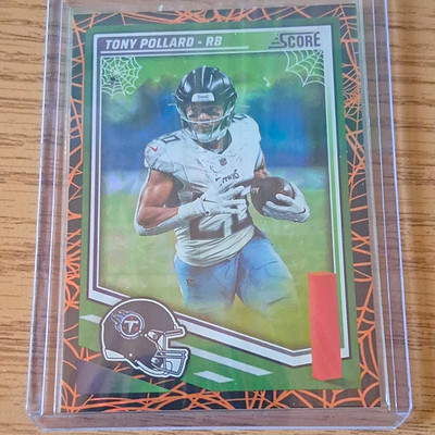 Panini Tony Pollard Tennessee Titans 2025 Score Football #212 Serial 20/31